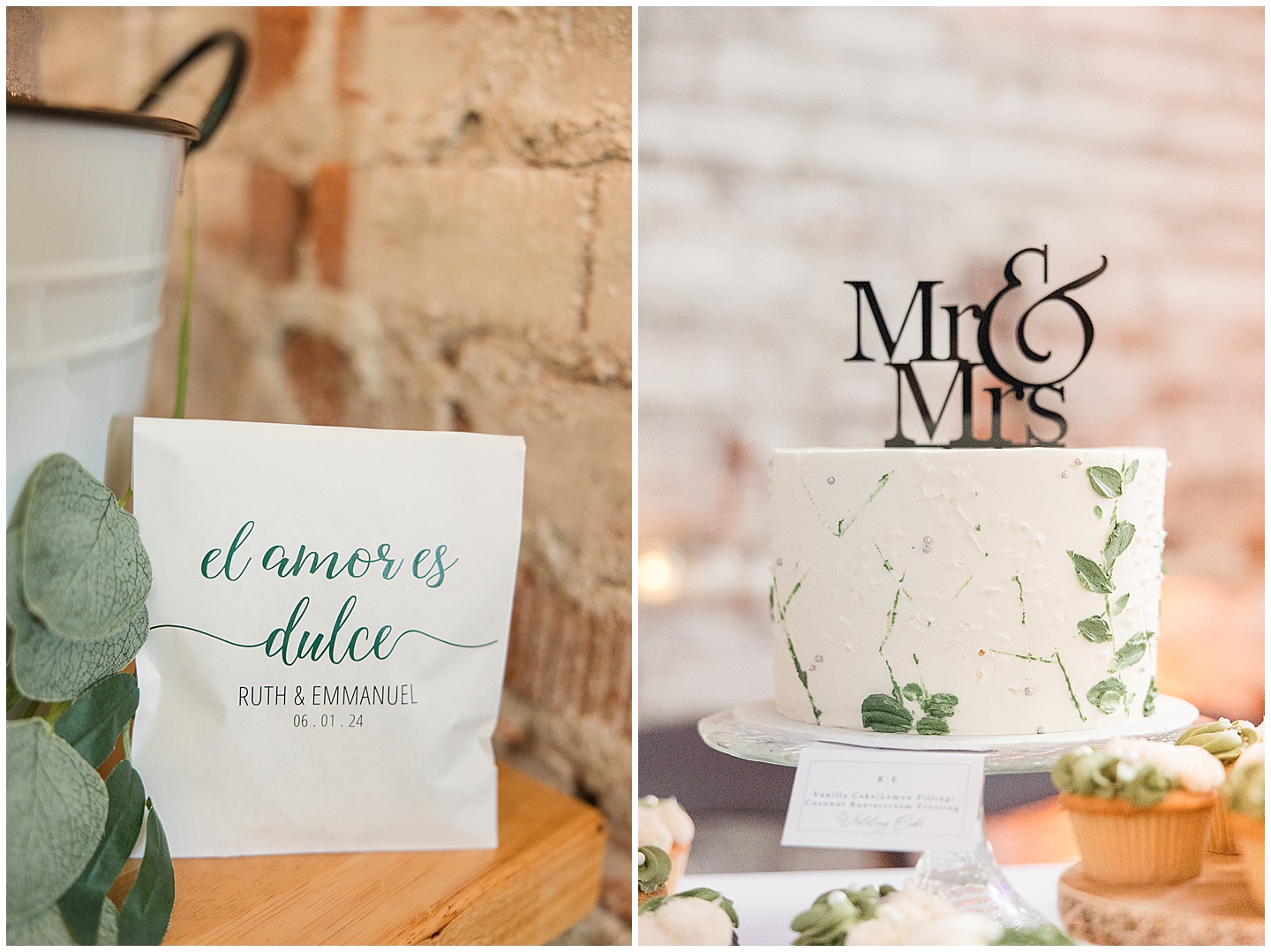 Intimate Wenatchee June Wedding at the Host, emerald green and white accents