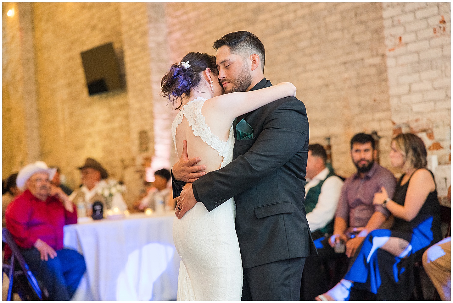 Intimate Wenatchee June Wedding at the Host, emerald green and white accents